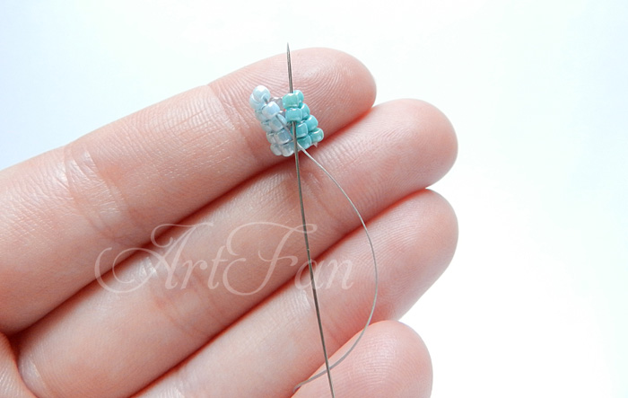 Zaczepienie koralików